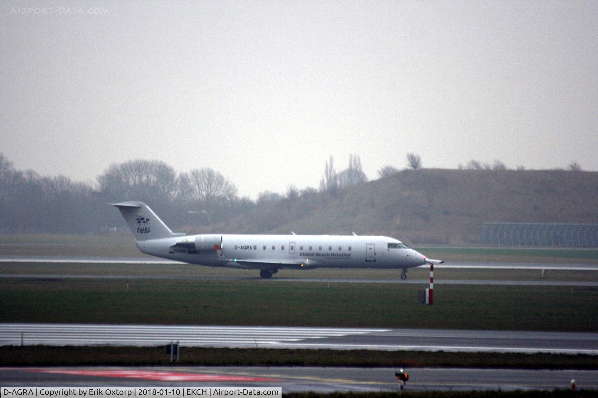 D-AGRA, 2000 Canadair CRJ-200LR (CL-600-2B19) C/N 7384, D-AGRA taxing for takeoff rw 04R