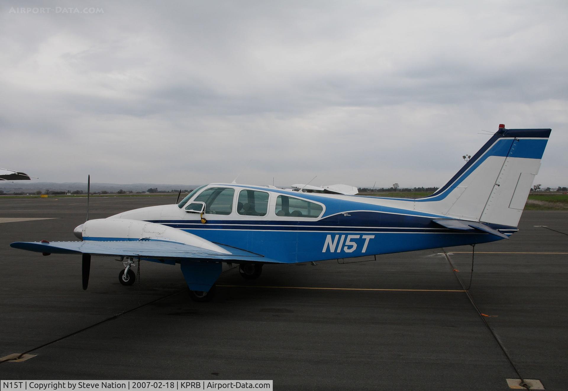 N15T, 1964 Beech 95-B55 (T42A) Baron C/N TC-626, Locally-based 1964 Beech 95-B55 Baron @ Paso Robles Municipal Airport, CA