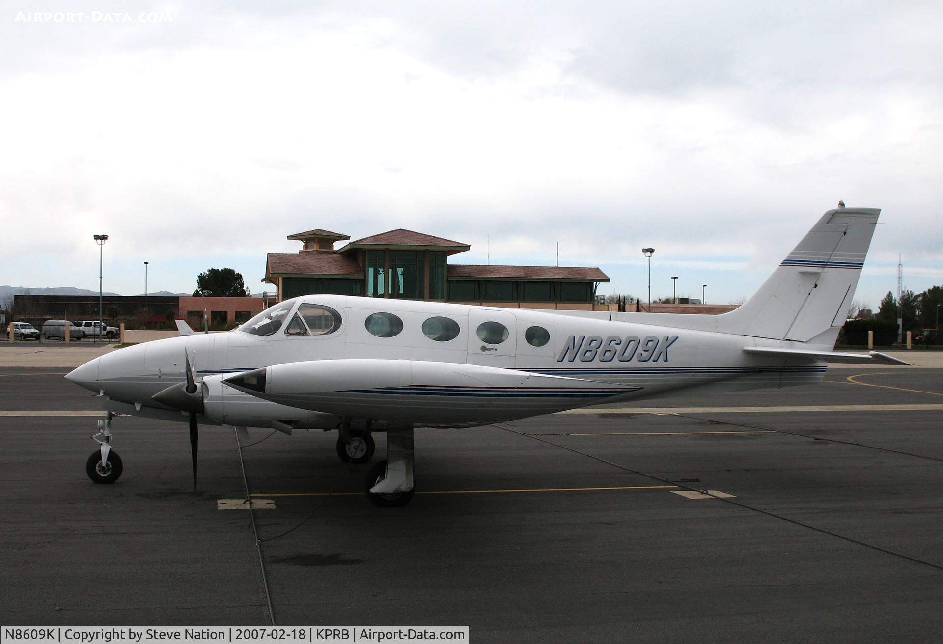 N8609K, 1978 Cessna 340A C/N 340A0558, 1978 Cessna 340A @ Paso Robles Municipal Airport, CA