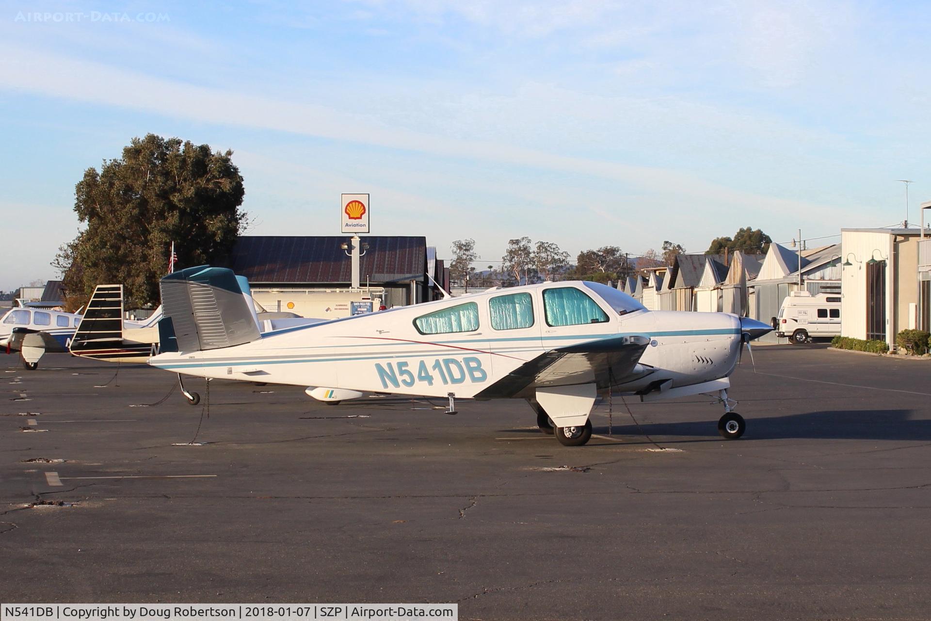 N541DB, 1964 Beech S35 Bonanza C/N D-7333, 1964 Beech S35 BONANZA, Continental IO-520 285 Hp