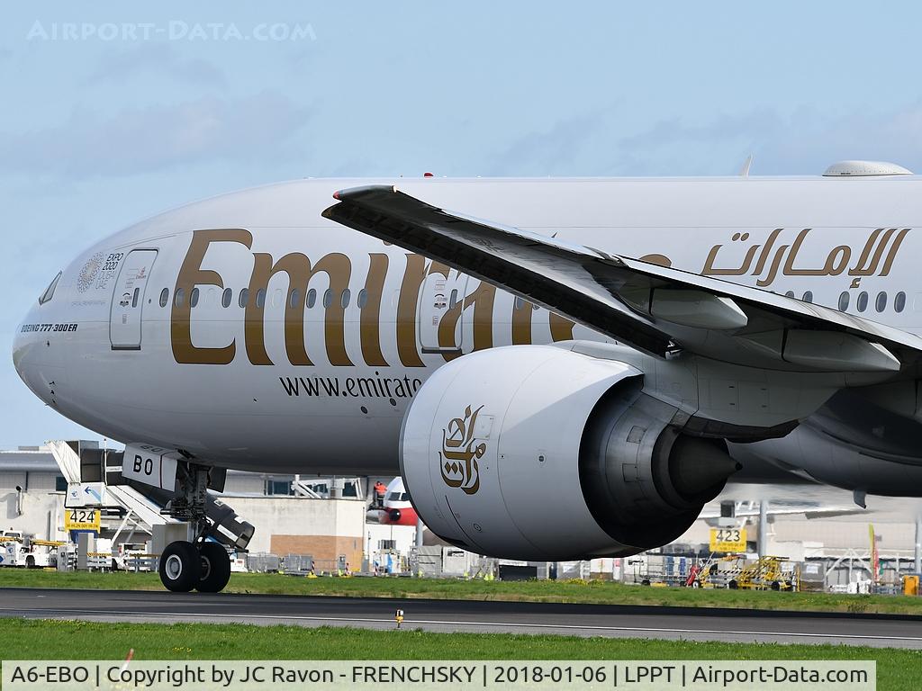 A6-EBO, 2006 Boeing 777-36N/ER C/N 32792, EK192 to DUBAI