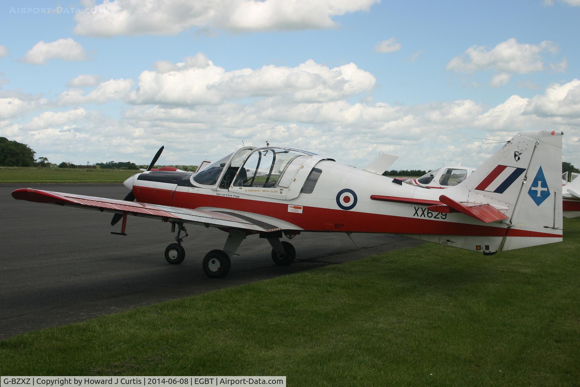 G-BZXZ, 1974 Scottish Aviation Bulldog T.1 C/N BH120/294, Painted as XX629
