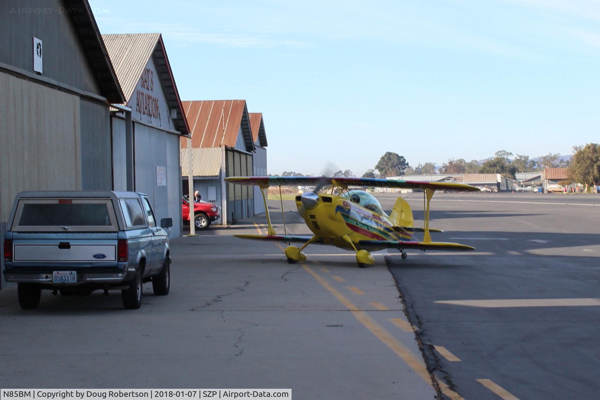 N85BM, 1993 Christen Eagle II C/N RM-1, 1993 Christen EAGLE II, Lycoming IO-360 180 Hp, taxi to hangar