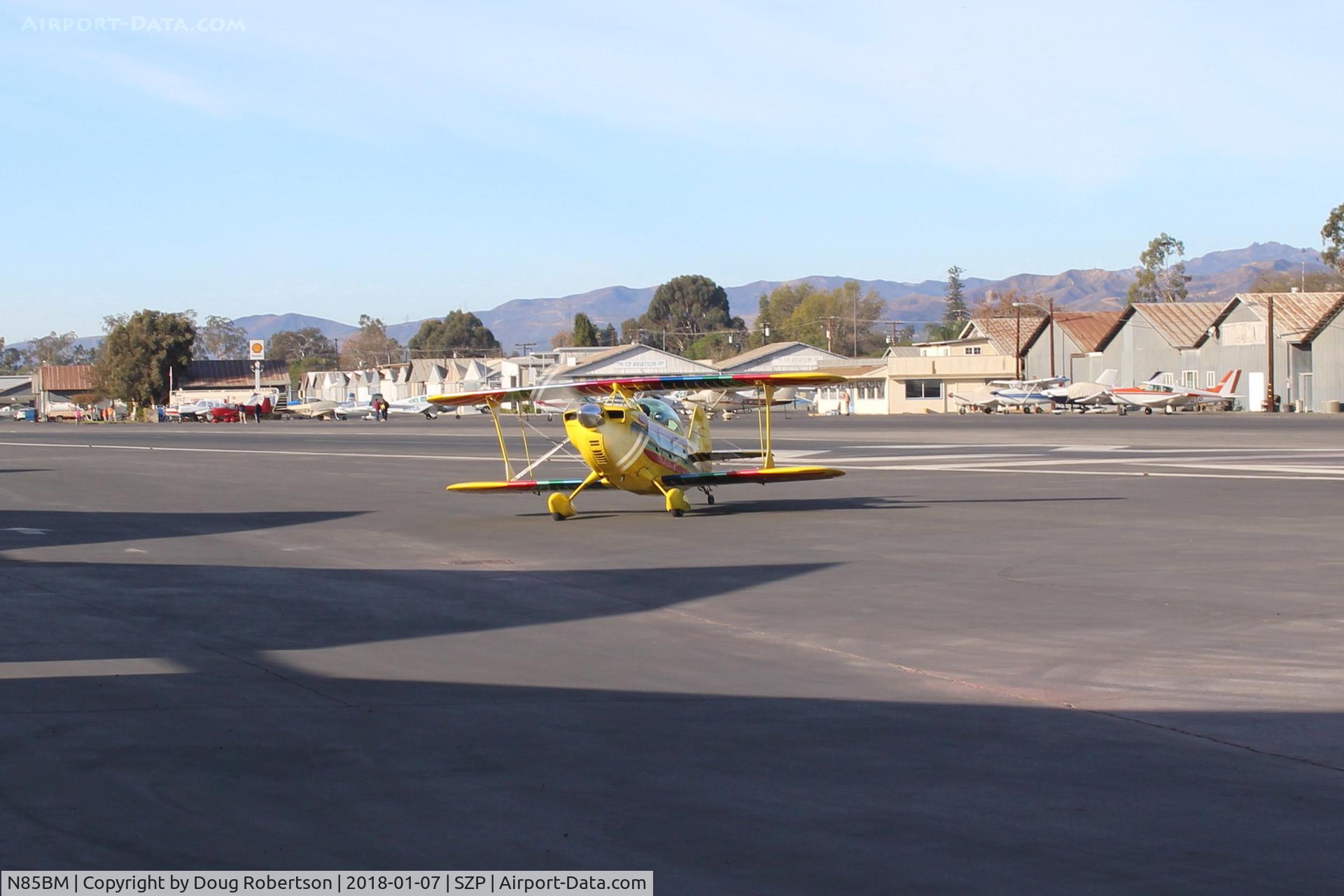 N85BM, 1993 Christen Eagle II C/N RM-1, 1993 Christen EAGLE II, Lycoming IO-360 180 Hp, taxi to hangar