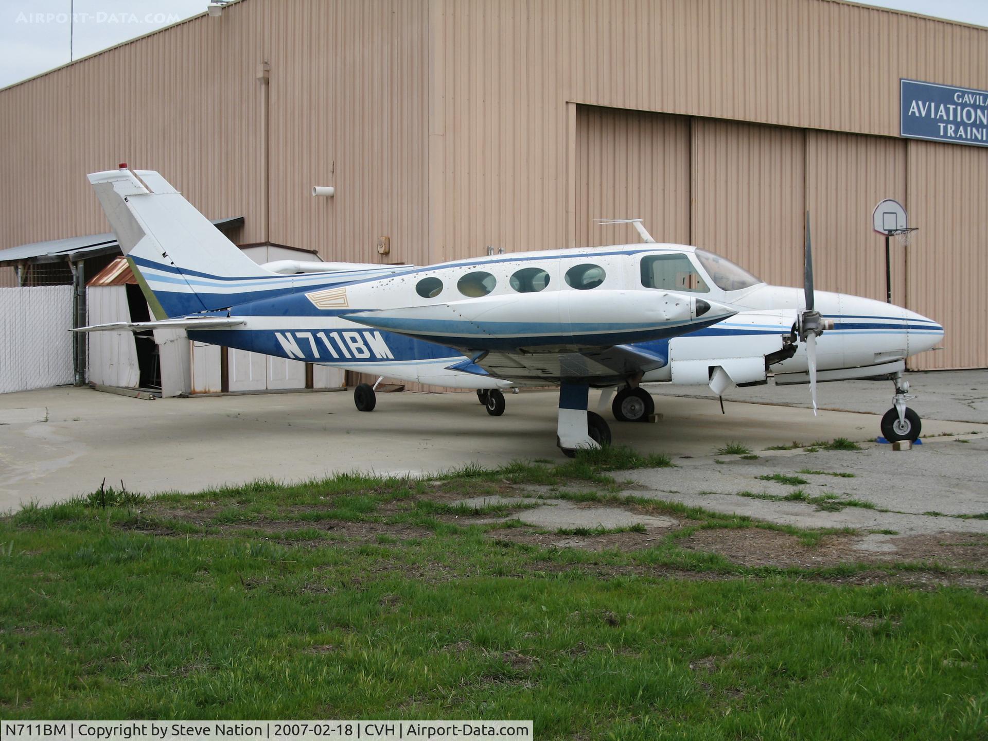 N711BM, 1966 Cessna 411 C/N 411-0220, 1966 Cessna 411@ Hollister Municipal Airport, CA