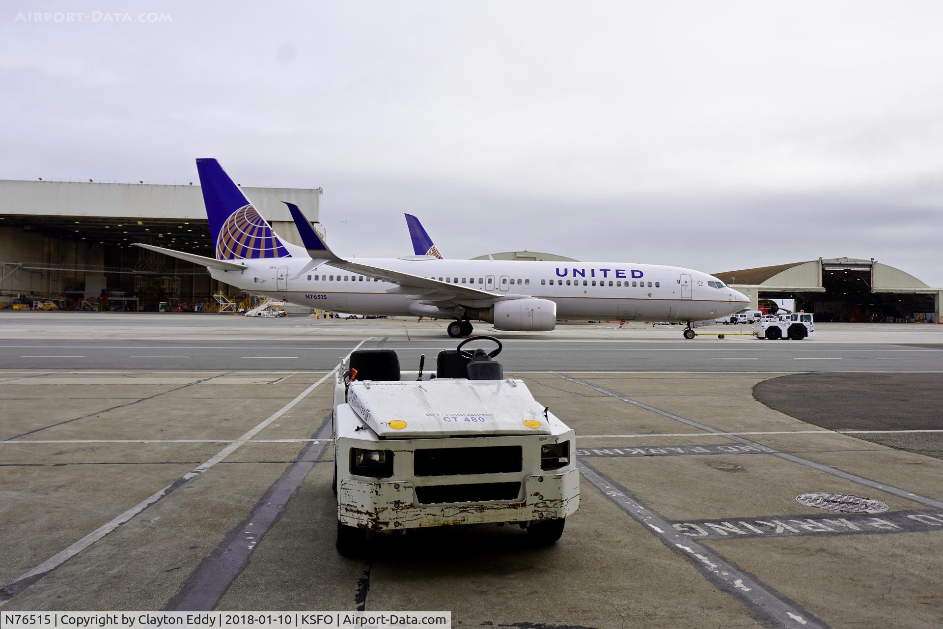 N76515, 2008 Boeing 737-824 C/N 31623, SFO 2018.