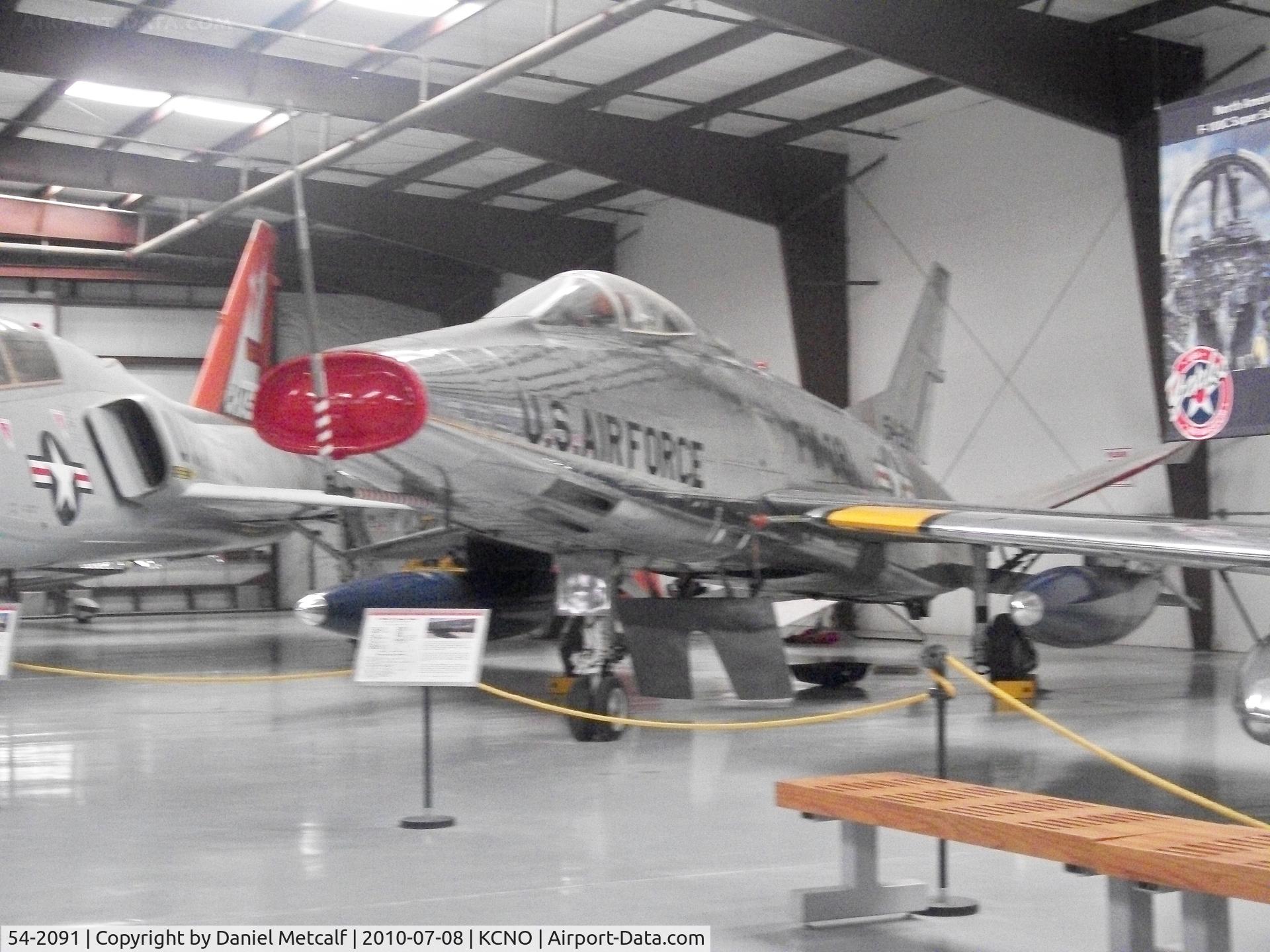 54-2091, 1954 North American F-100C Super Sabre C/N 217-352, Yanks Air Museum