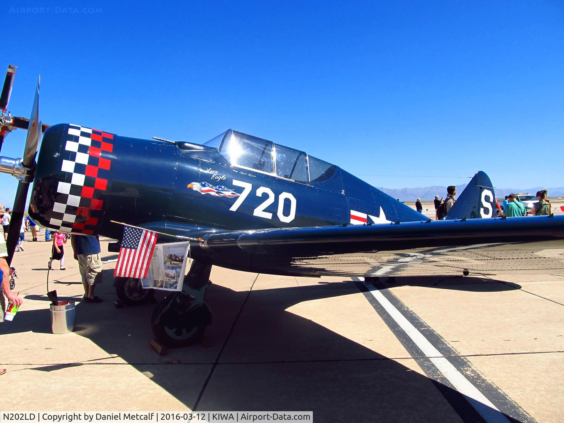 N202LD, 1952 North American NA-50 (replica) C/N 20470, Gateway Aviation Day 2016