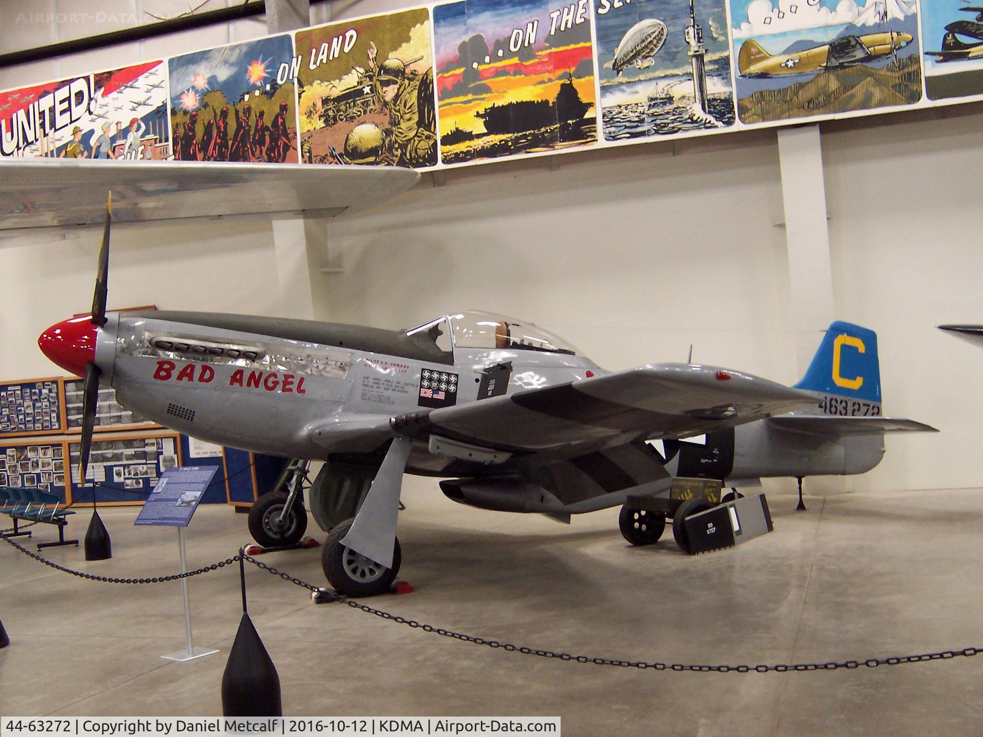 44-63272, North American P-51D Mustang C/N 122-30998, Pima Air & Space Museum