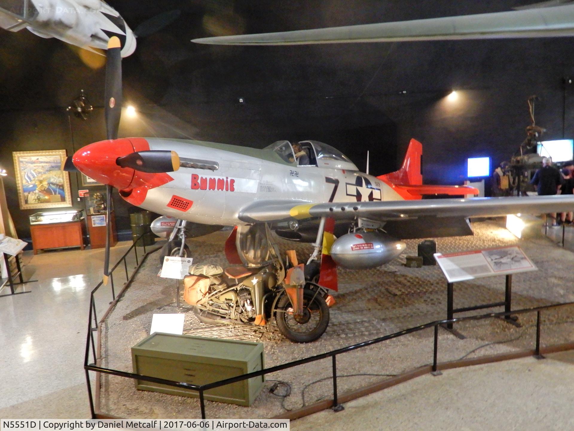 N5551D, North American P-51D Mustang C/N 4473683N, San Diego Air & Space Museum (Balboa Park, San Diego, CA Location)