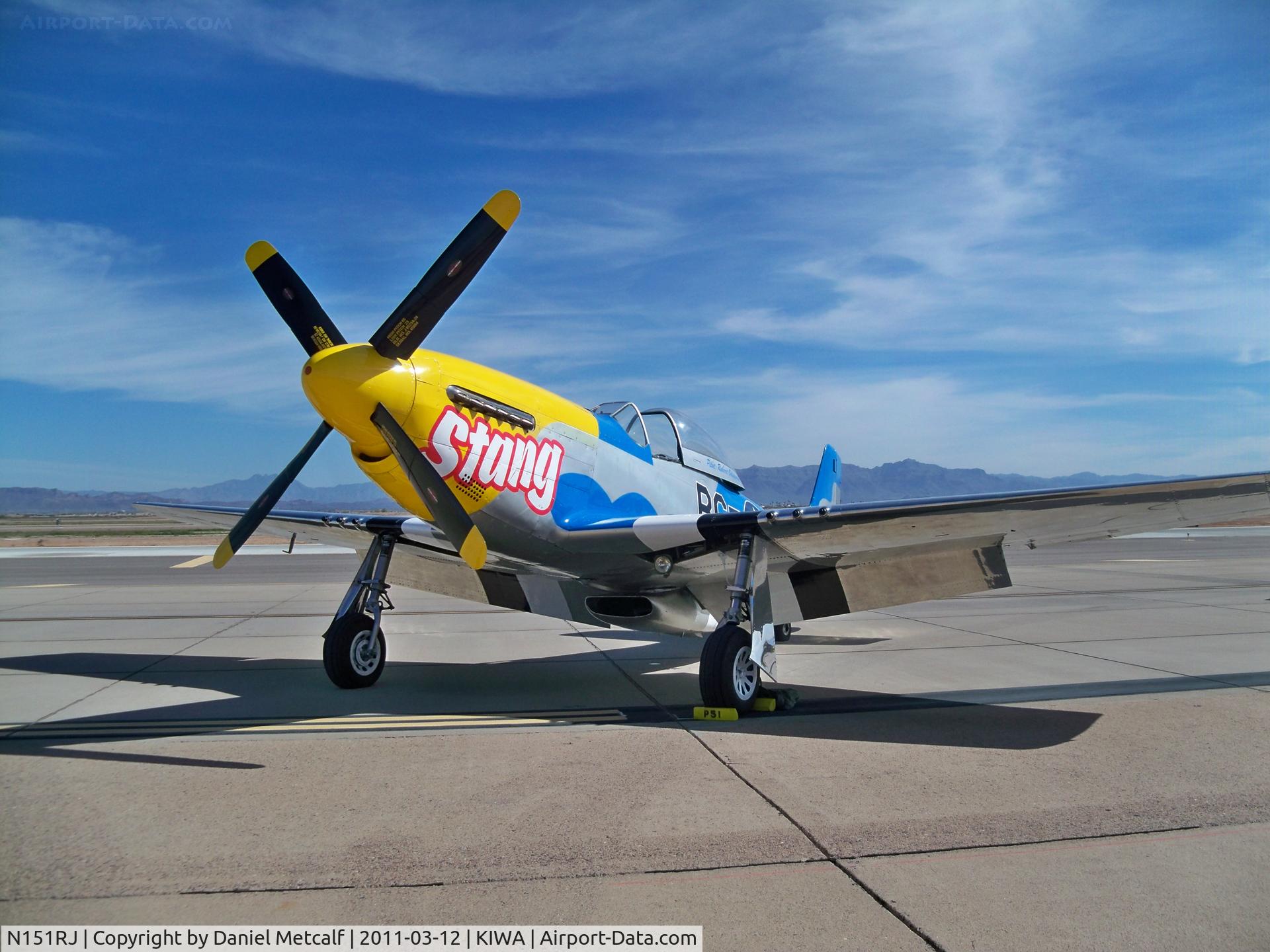 N151RJ, North American P-51D Mustang C/N 44-74404, Gateway Aviation Day 2011
