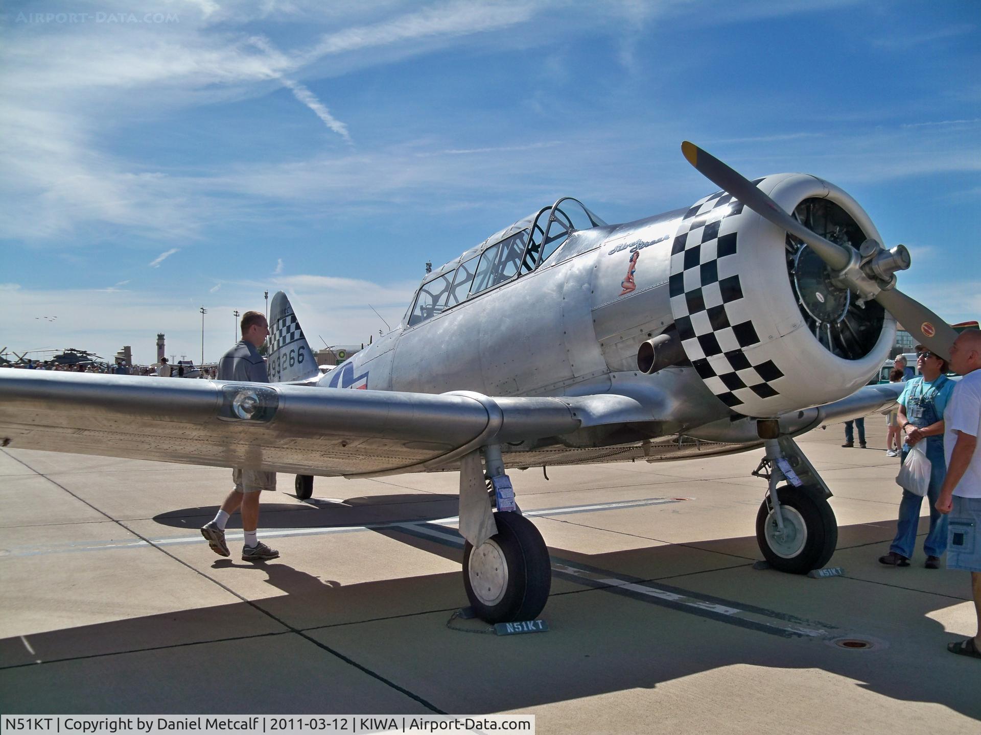 N51KT, 1951 North American T-6G Texan C/N 168-370, Gateway Aviation Day 2011