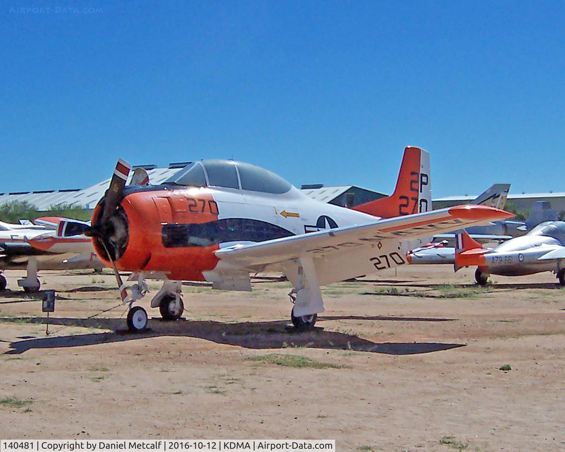 140481, North American T-28C Trojan Trojan C/N 226-58, Pima Air & Space Museum