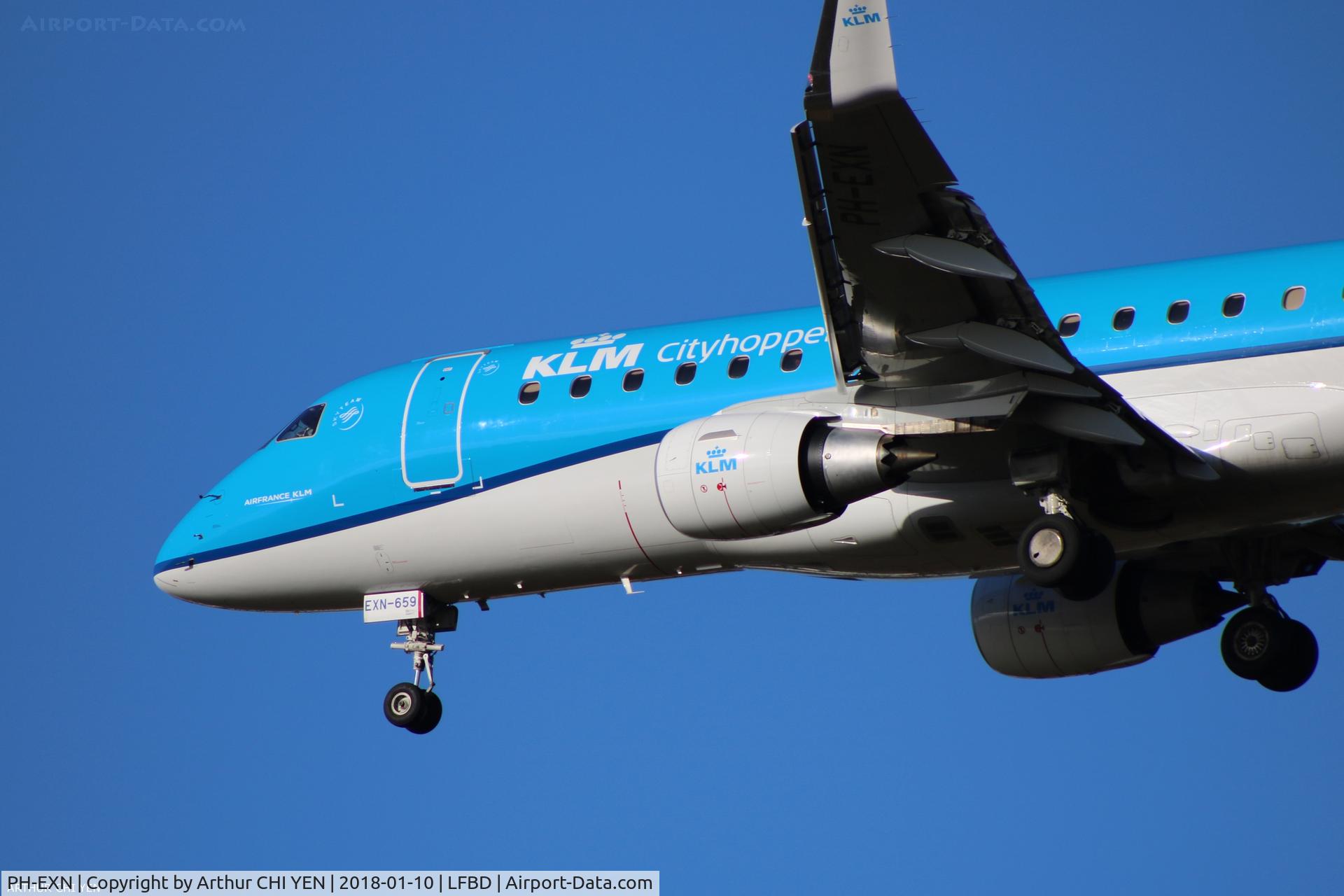 PH-EXN, 2017 Embraer ERJ-175STD (ERJ-170-200) C/N 17000659, KLM Cityhopper ERJ-170STD from Amsterdam Schiphol.