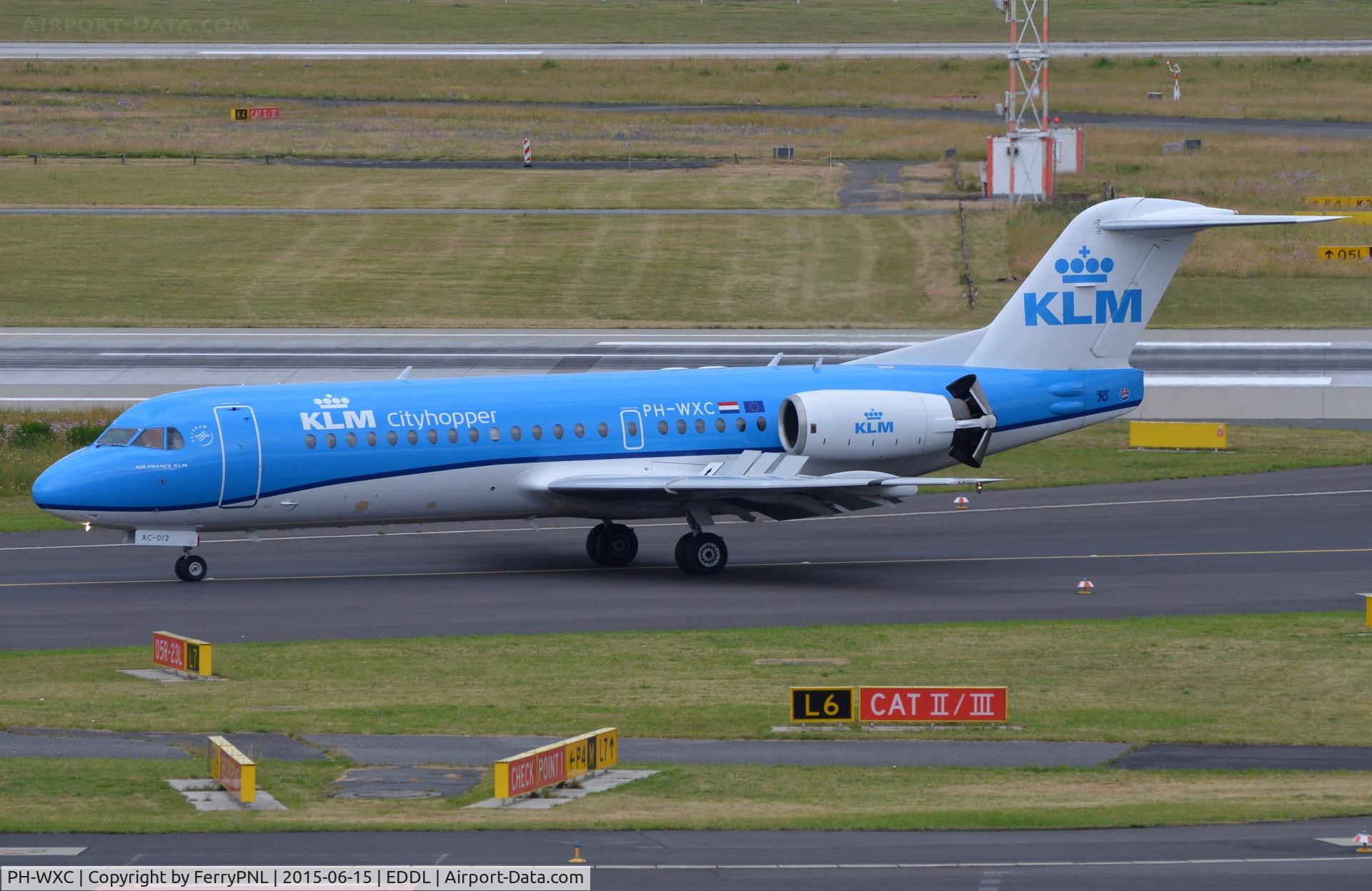 PH-WXC, 1996 Fokker 70 (F-28-0070) C/N 11574, No longer operational: KLC Fk70