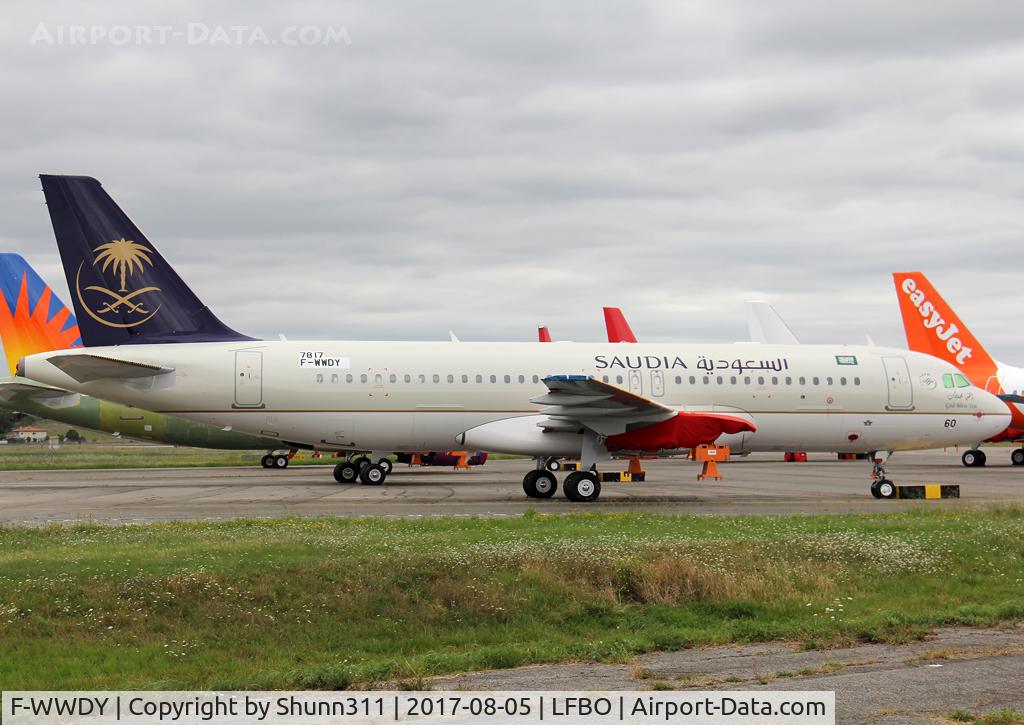 F-WWDY, 2017 Airbus A320-214 C/N 7817, C/n 7817 - To be HZ-AS60