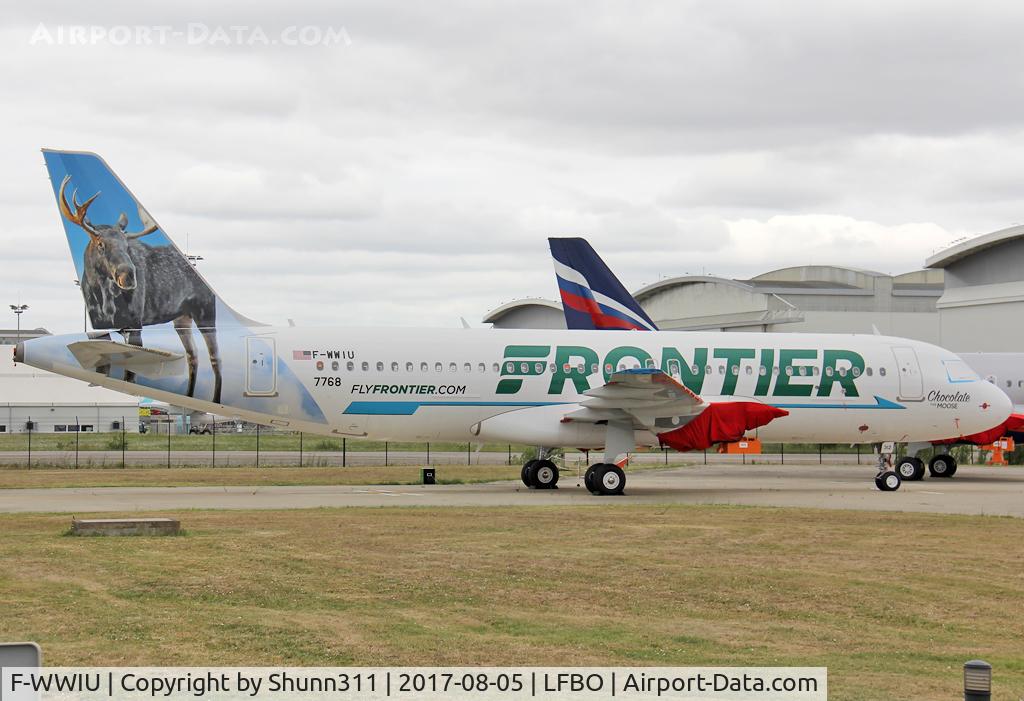 F-WWIU, 2017 Airbus A320-251N C/N 7768, C/n 7768 - To be N312FR 'Chocolate the Moose'