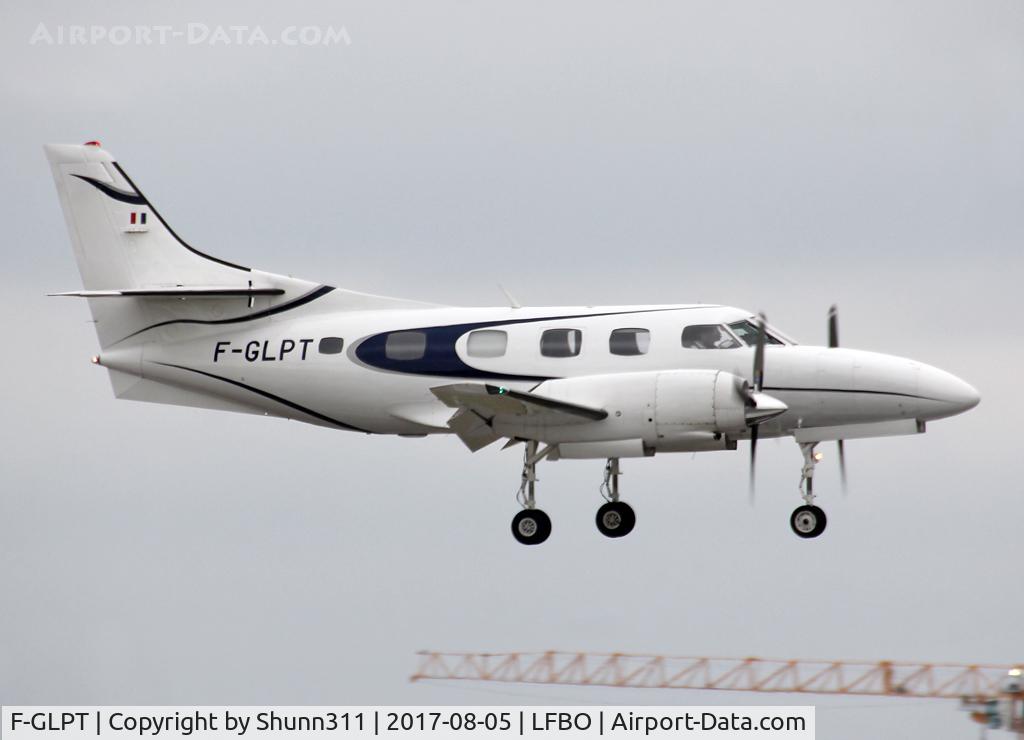 F-GLPT, 1978 Swearingen SA-226T Merlin IIIB C/N T-298, Landing rwy 32R in new c/s