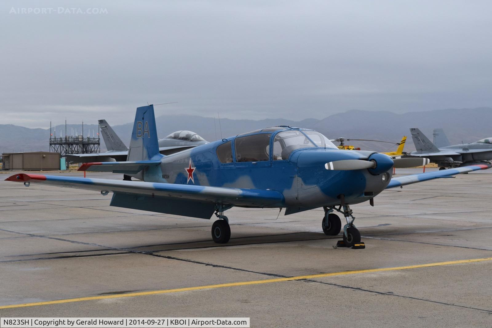 N823SH, 1975 IAR IAR-823 C/N 12, Parked on the south GA ramp.
