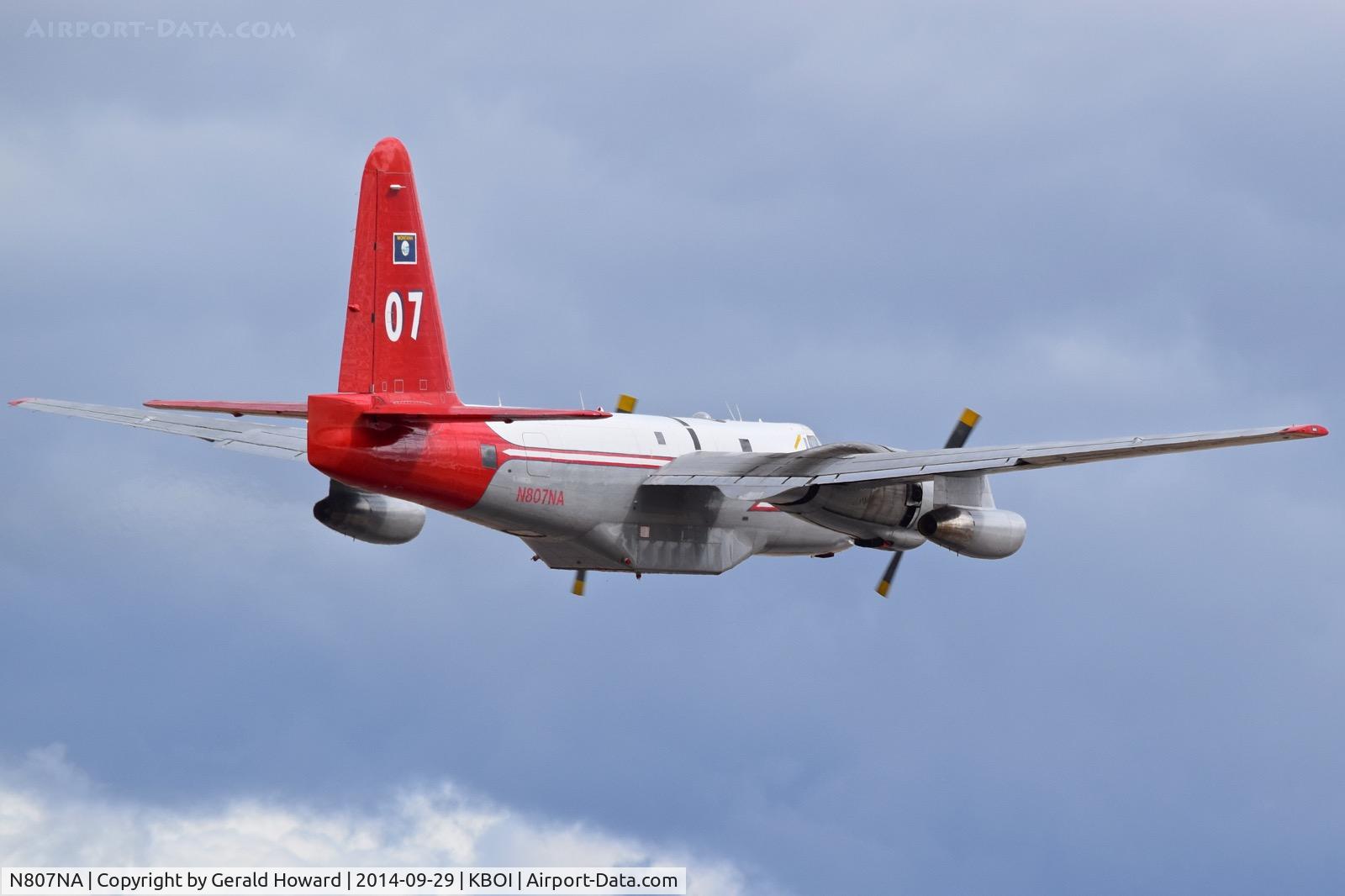 N807NA, 1954 Lockheed P2V-5F Neptune C/N 426-5305, Departing BOI.