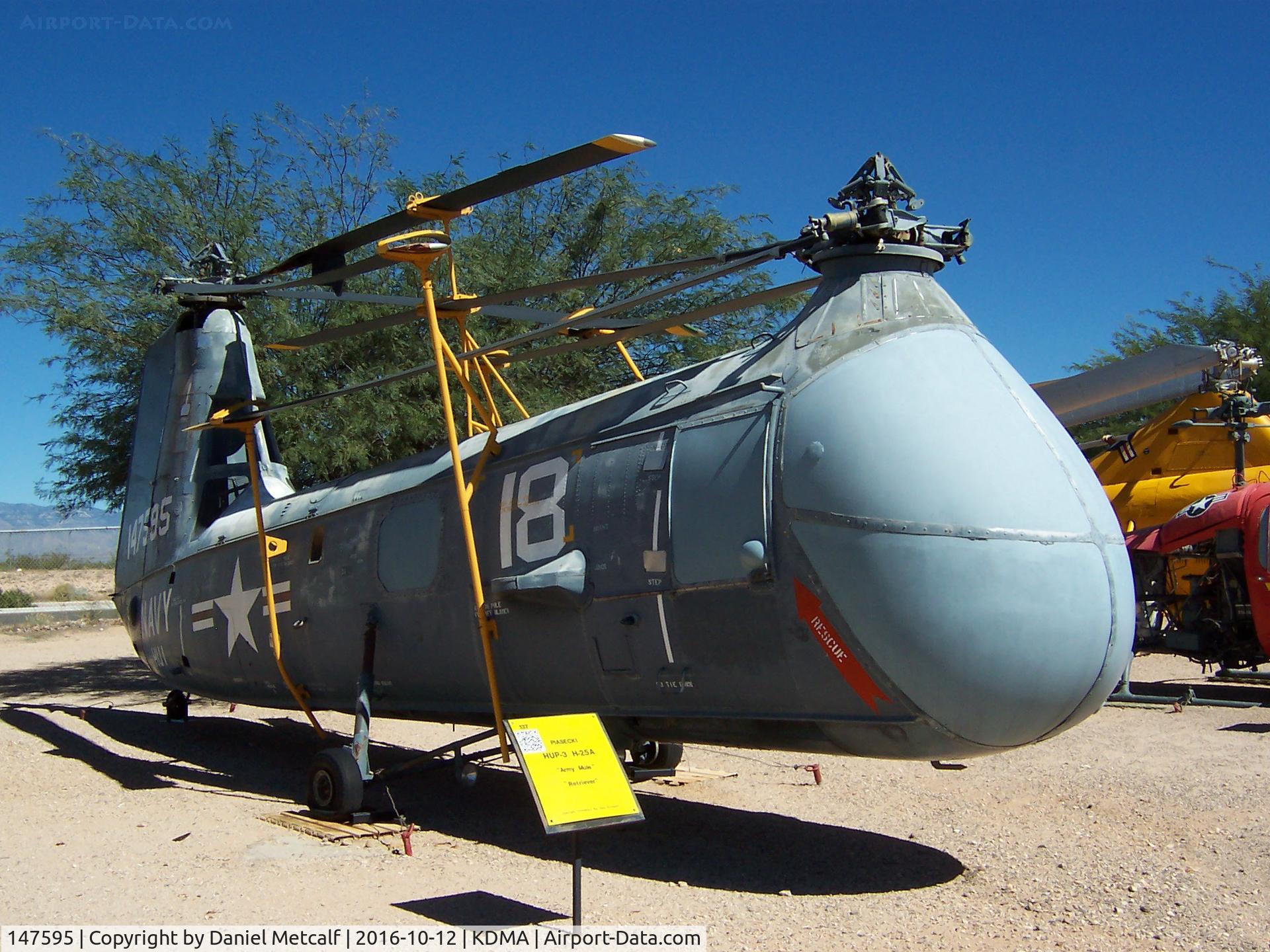 147595, 1951 Piasecki HUP-3 Retriever C/N 37, Pima Air & Space Museum