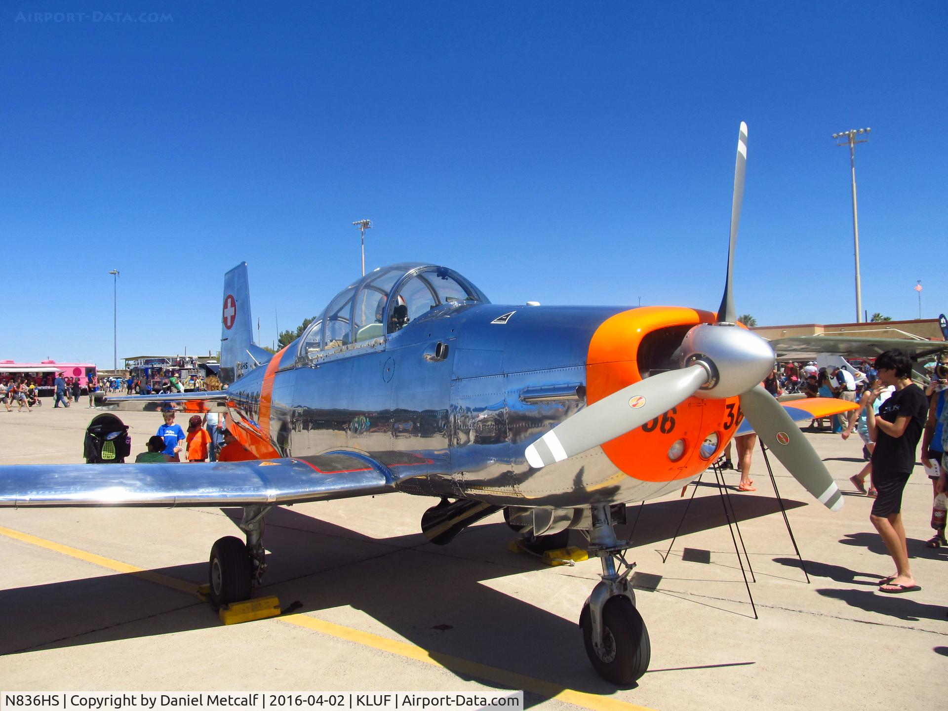 N836HS, 1959 Pilatus P3-05 C/N 474-23, Luke AFB Air Show 2016