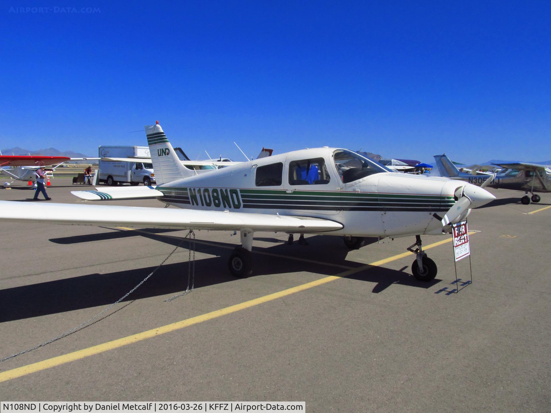 N108ND, 1990 Piper PA-28-161 C/N 2841328, Falcon Field Municipal Airport Open House 2016