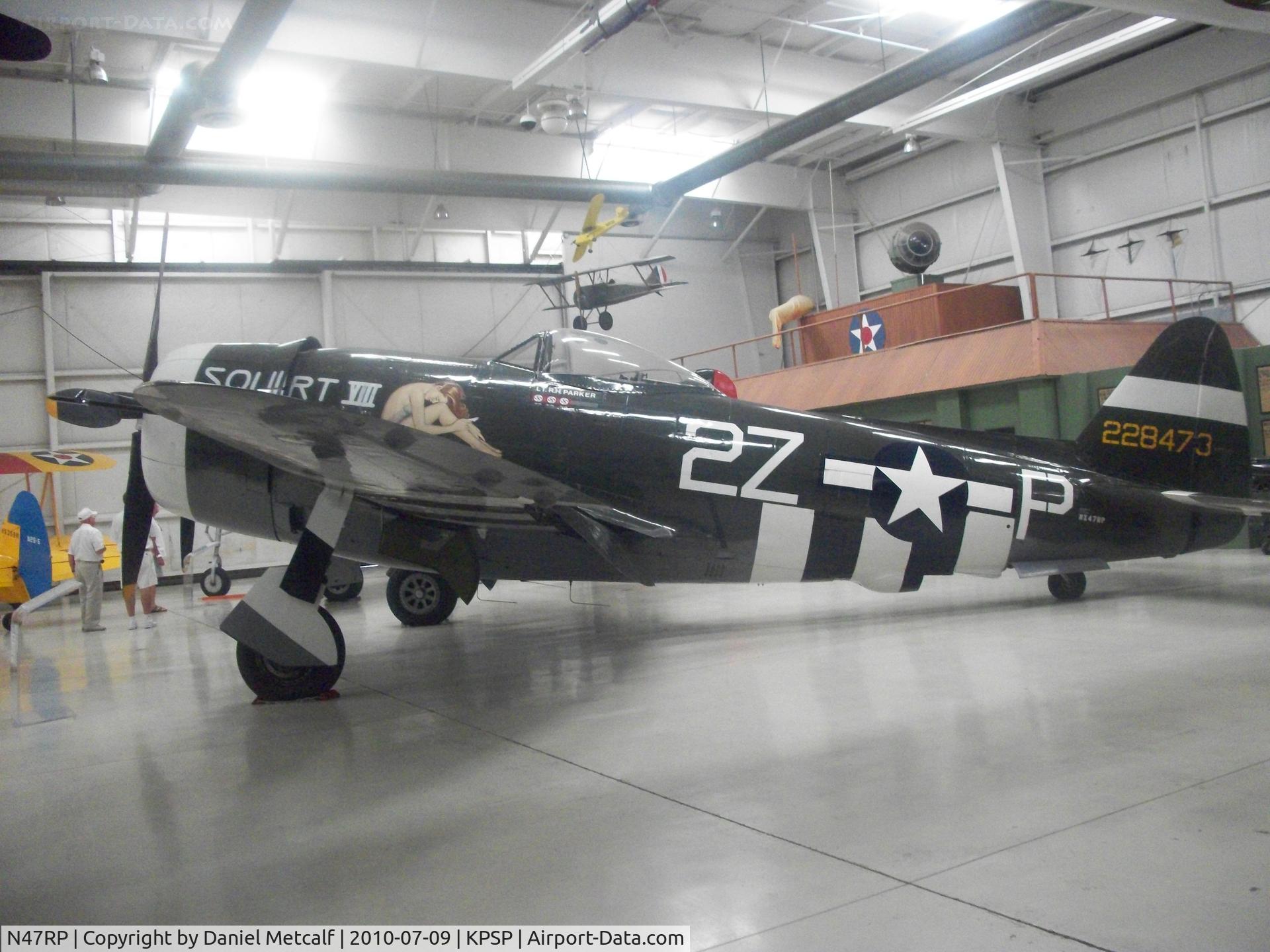 N47RP, 1945 Republic P-47D Thunderbolt C/N 399-55744, Palm Springs Air Museum