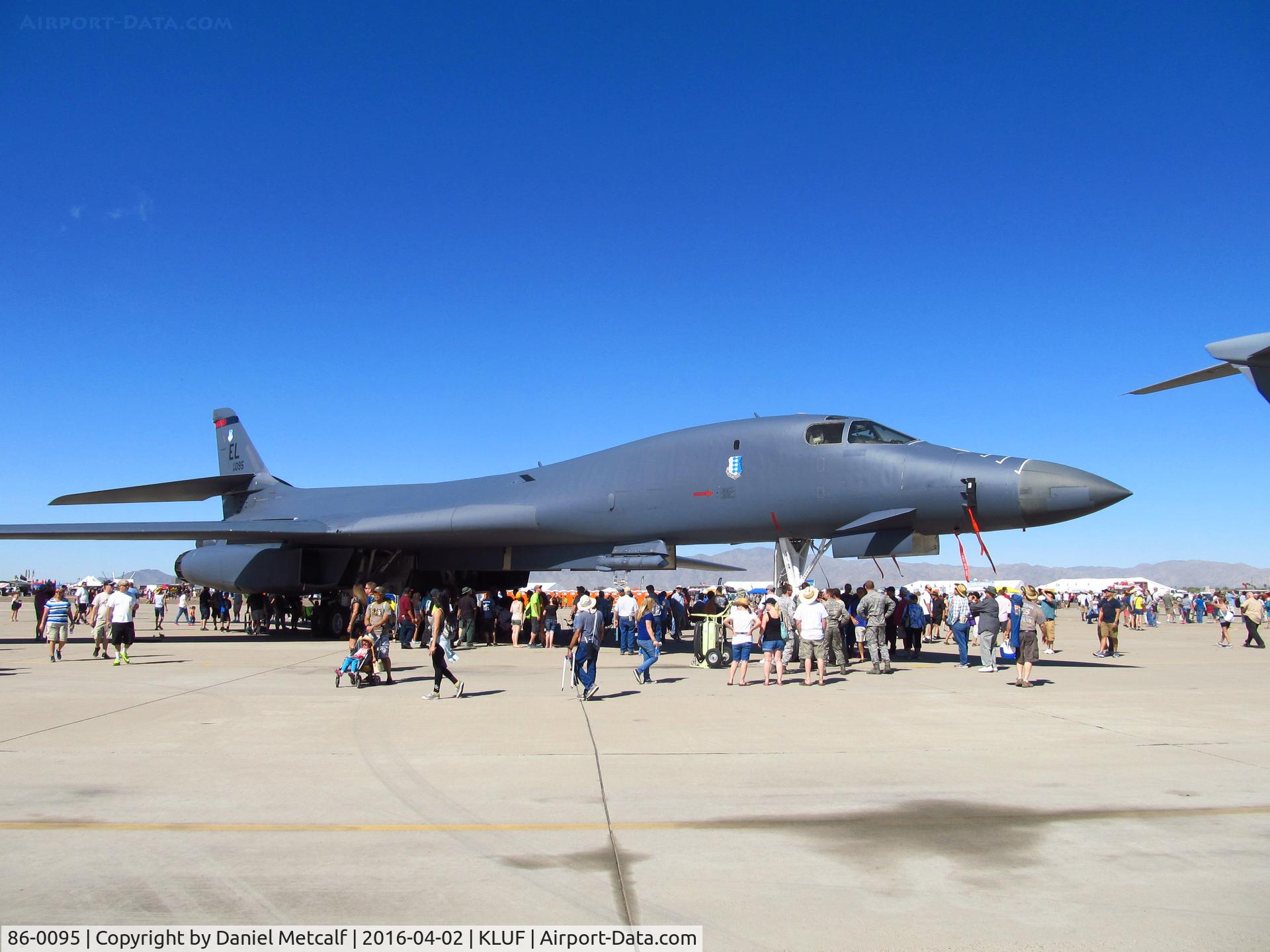 86-0095, 1986 Rockwell B-1B Lancer C/N 55, Luke AFB Air Show 2016