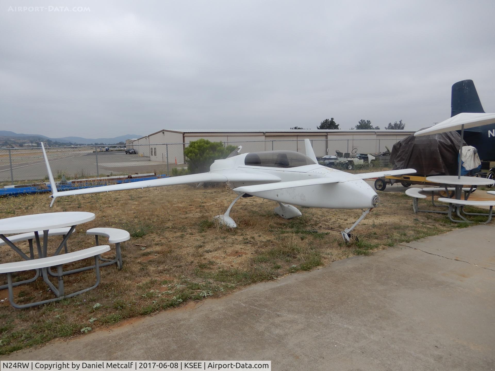 N24RW, 1979 Rutan VariEze C/N 390, San Diego Air & Space Museum (Gillespie Field Annex)