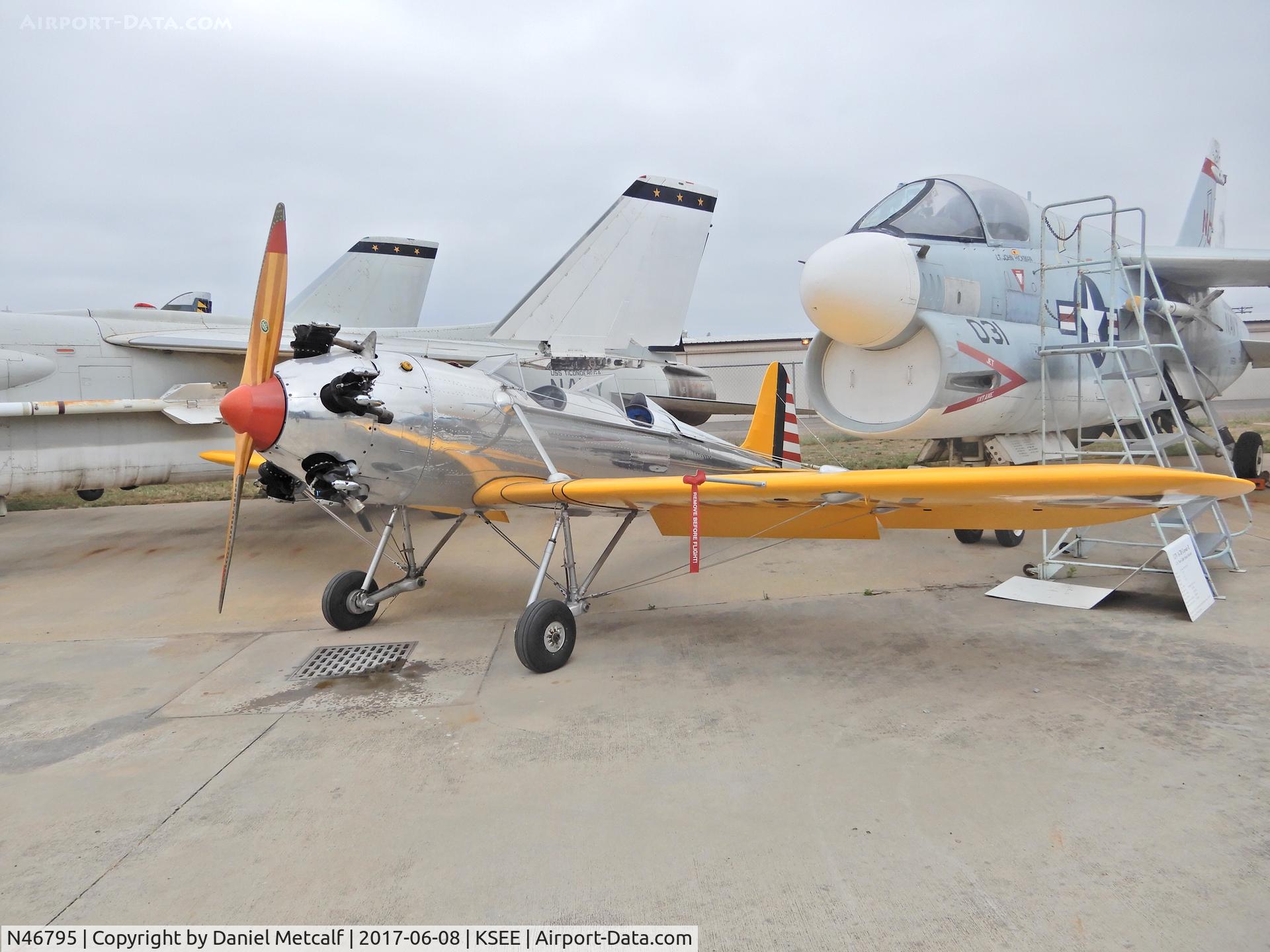 N46795, 1942 Ryan Aeronautical ST3KR C/N 1721, San Diego Air & Space Museum (Gillespie Field Annex)