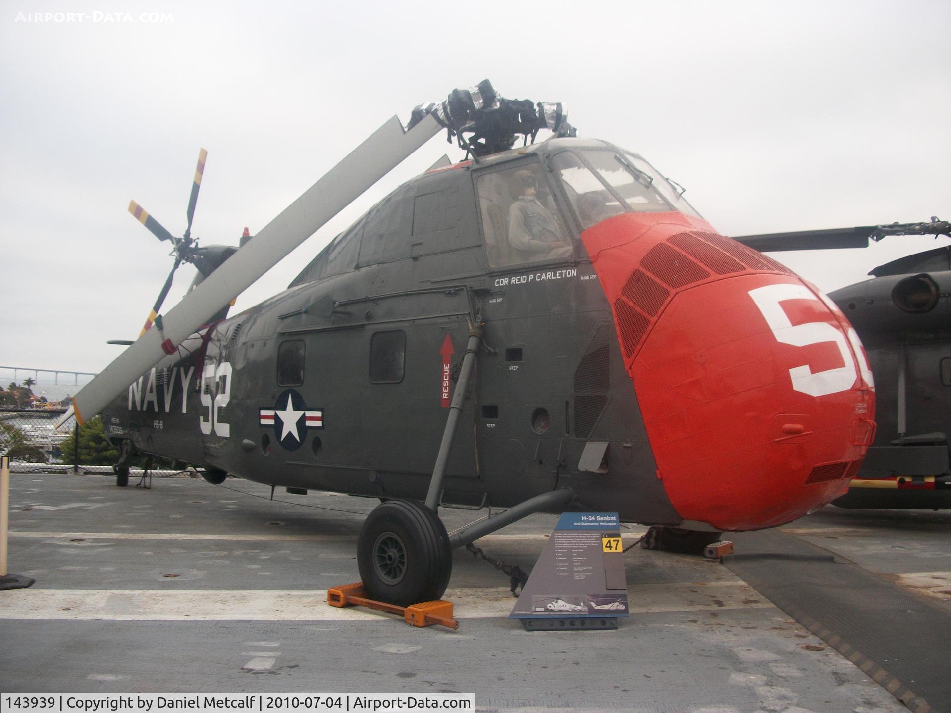 143939, Sikorsky HSS-1 Seabat C/N 58-709, USS Midway Museum