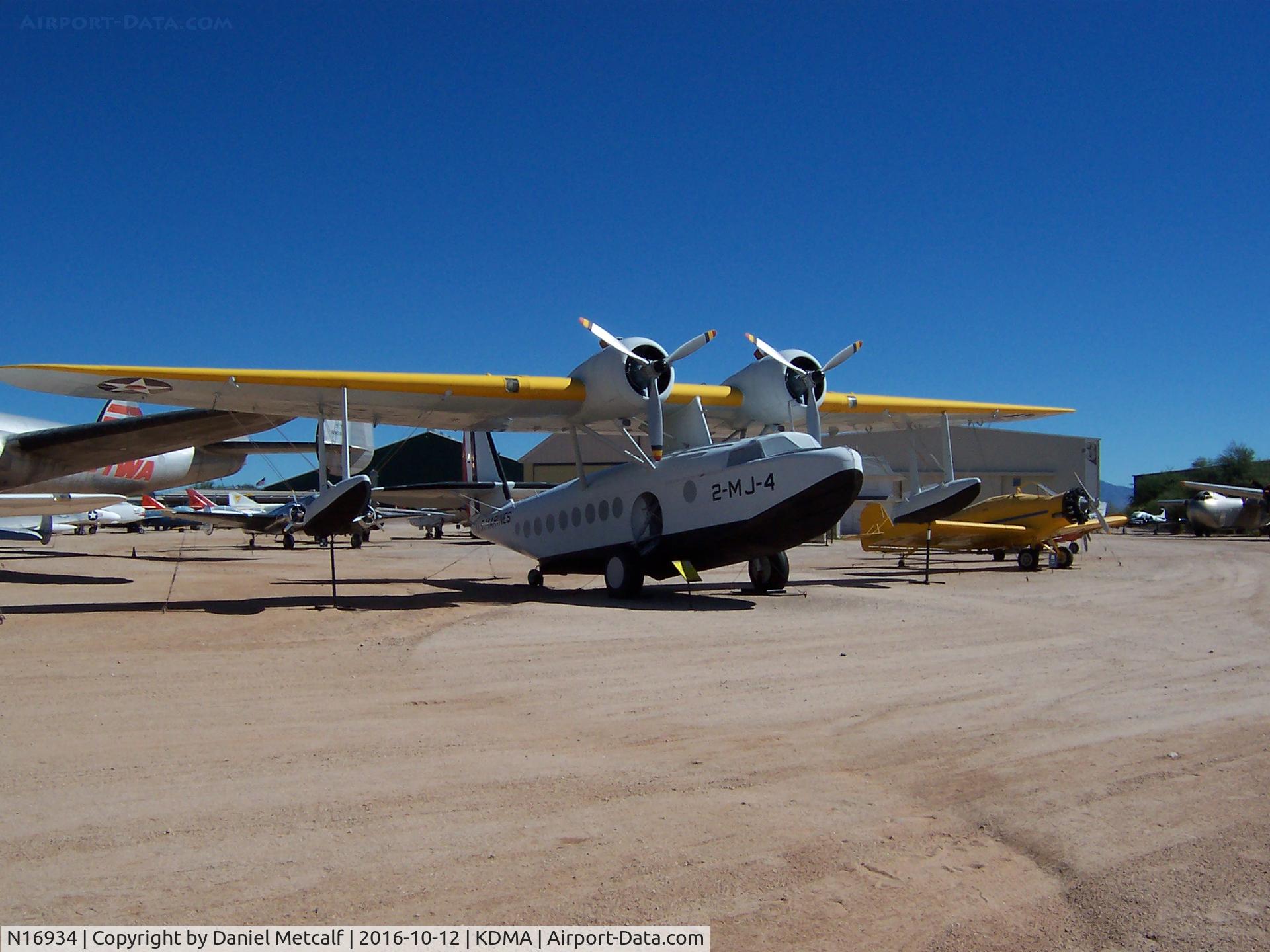 N16934, 1936 Sikorsky S-43 C/N 4325, Pima Air & Space Museum
