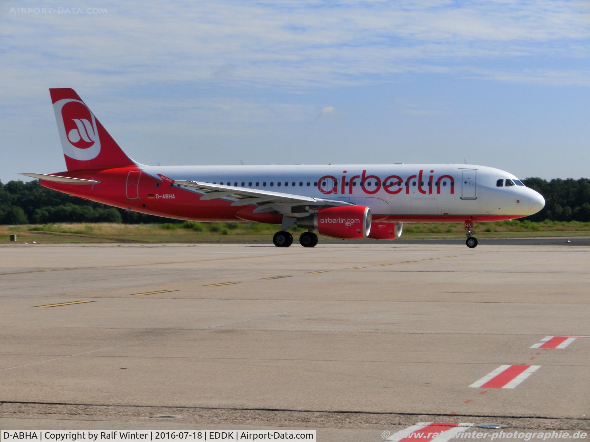 D-ABHA, 2008 Airbus A320-214 C/N 3540, Airbus A320-214 - AB BER Air Berlin - 3540 - D-ABHA - 18.07.2016 - CGN