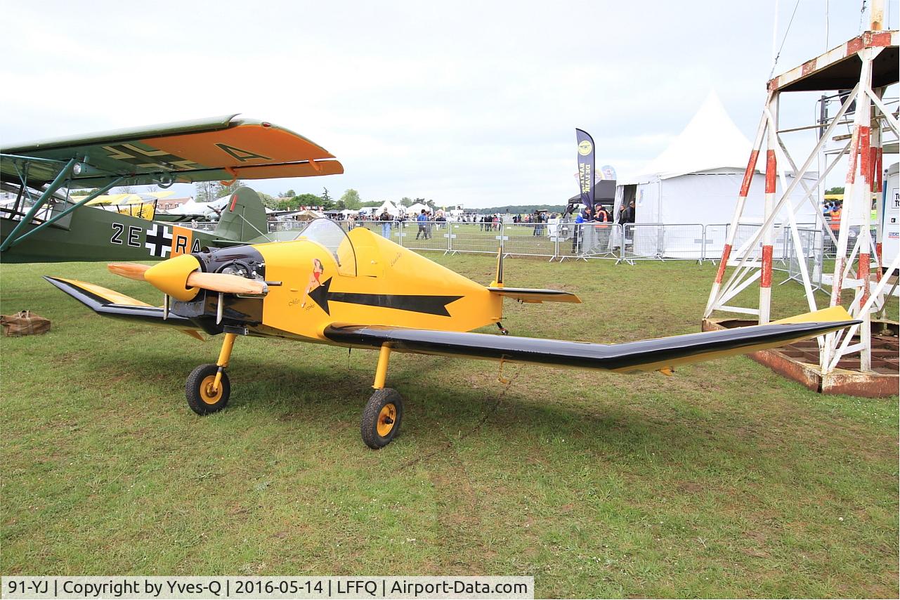 91-YJ, Jodel D-9 Bebe C/N Not found F91-YJ, Jodel D-9 Bebe, Static display, La Ferté-Alais airfield (LFFQ) Airshow 2016