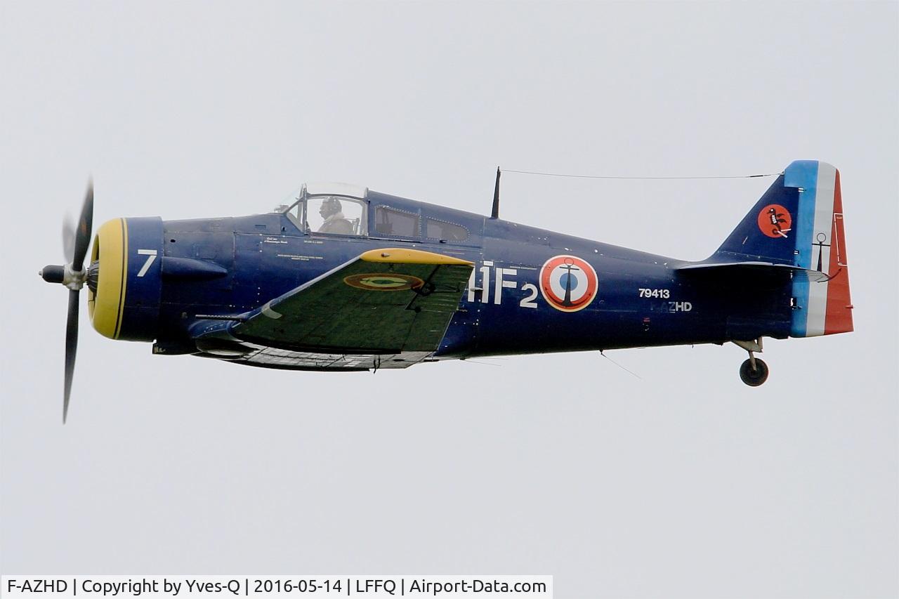 F-AZHD, North American NA-68 C/N SA-30, North American NA-68, On display, La Ferté-Alais (LFFQ) Air show 2016