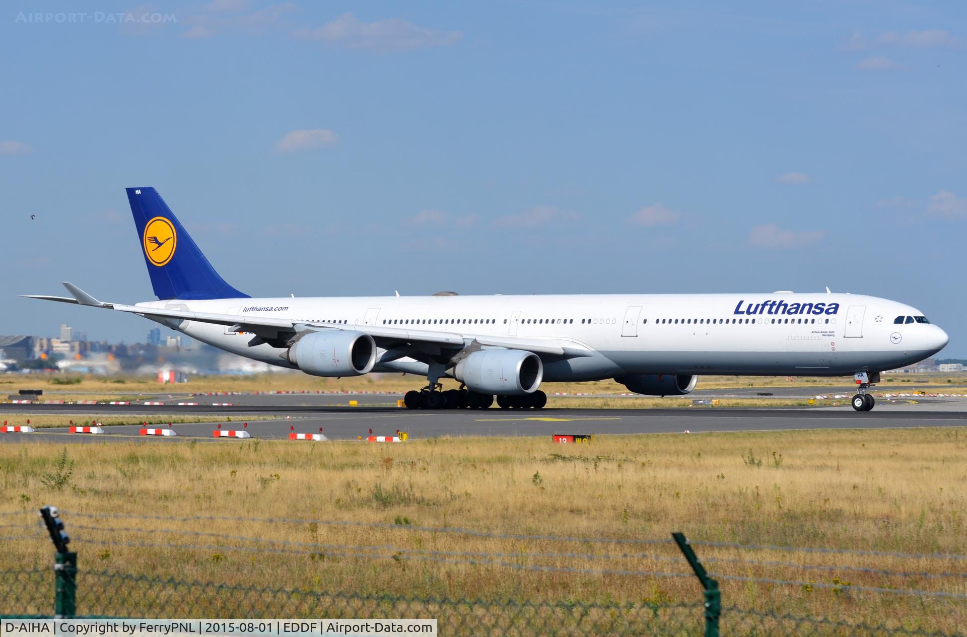 D-AIHA, 2003 Airbus A340-642 C/N 482, Take-off run of LH A346