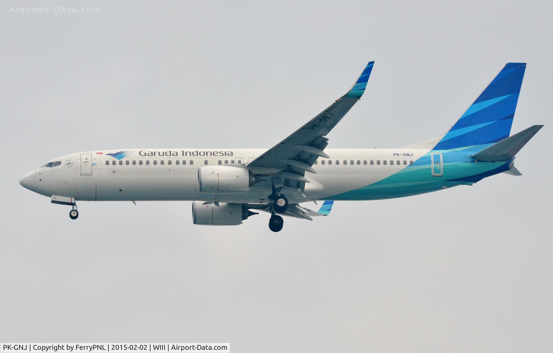 PK-GNJ, 2014 Boeing 737-8U3 C/N 41796, Garuda B738