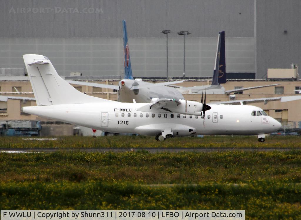 F-WWLU, 2017 ATR 42-600 C/N 1216, C/n 1216