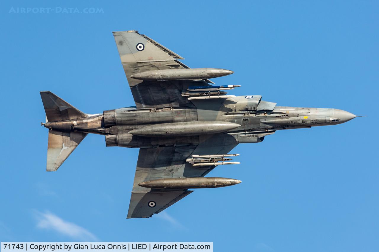 71743, 1977 McDonnell Douglas F-4E AUP Phantom II C/N 4995, LOW PASS