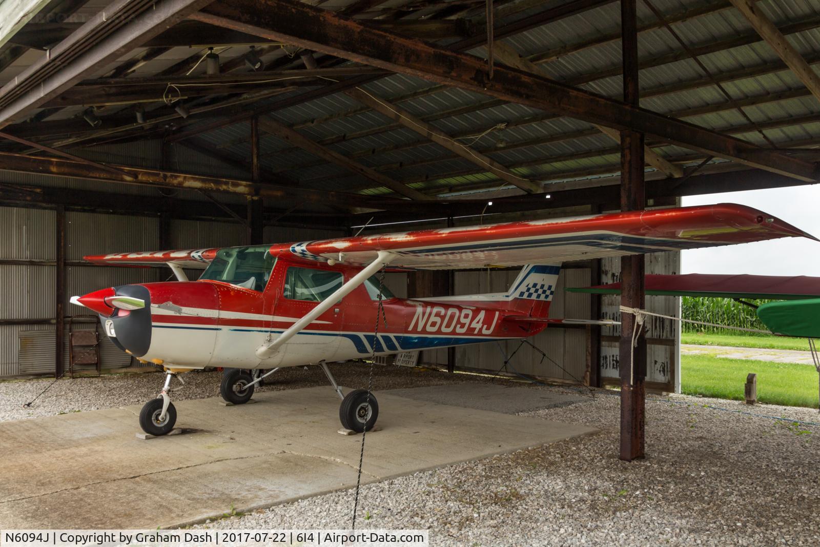 N6094J, 1973 Cessna 150L C/N A1500394, Cessna 150 N6094J at Lebanon (Boone County) Airport, Indiana