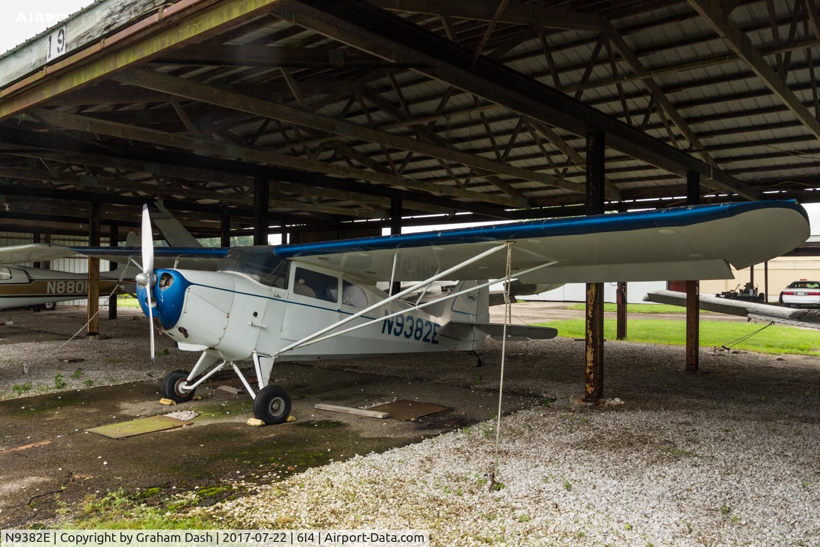 N9382E, 1946 Aeronca 11AC Chief C/N 11AC-1019, Aeronca 11AC N9382E at Lebanon (Boone County) Airport, Indiana