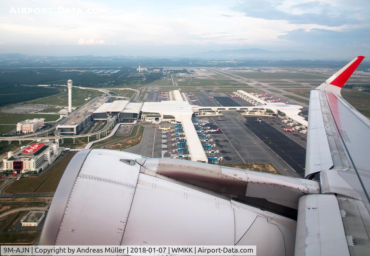 9M-AJN, 2014 Airbus A320-216 C/N 6145, Takeoff from KUL.