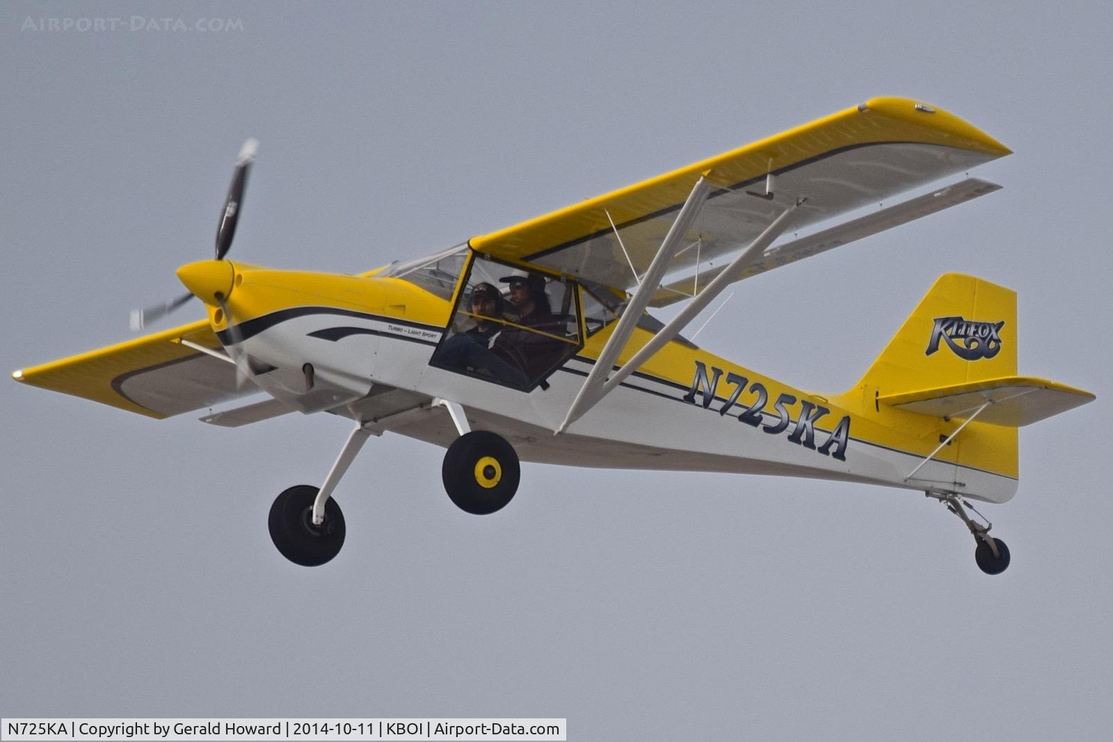 N725KA, 2012 Foxair Kitfox Light Sport C/N KA11242203, Climb out from RWY 10L.