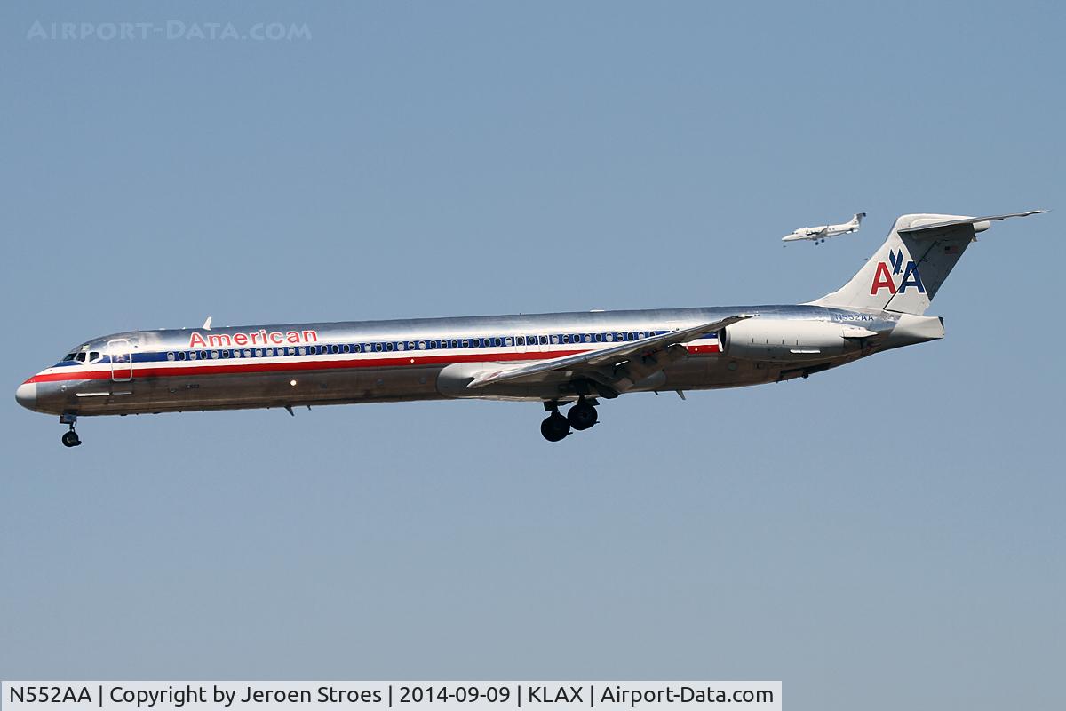 N552AA, 1991 McDonnell Douglas MD-82 (DC-9-82) C/N 53034, KLAX