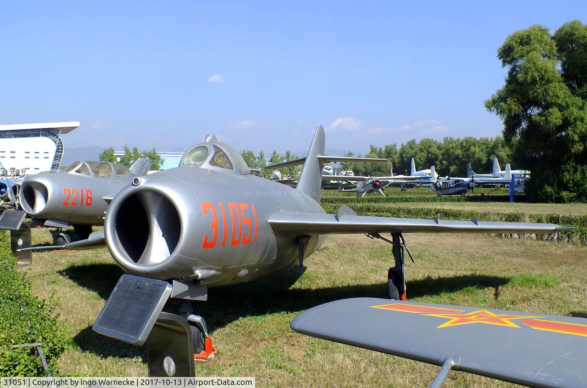 31051, Shenyang J-5 C/N 11418, Shenyang J-5 (chinese version of the MiG-17 FRESCO) at the China Aviation Museum Datangshan