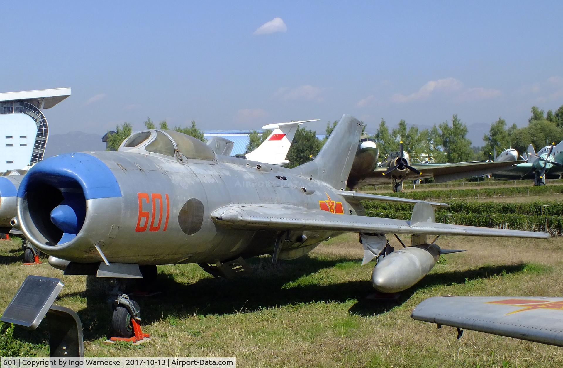601, Shenyang J-6 C/N Not found  601, Shenyang J-6A (chinese version of the MiG-19PF FARMER D) at the China Aviation Museum Datangshan