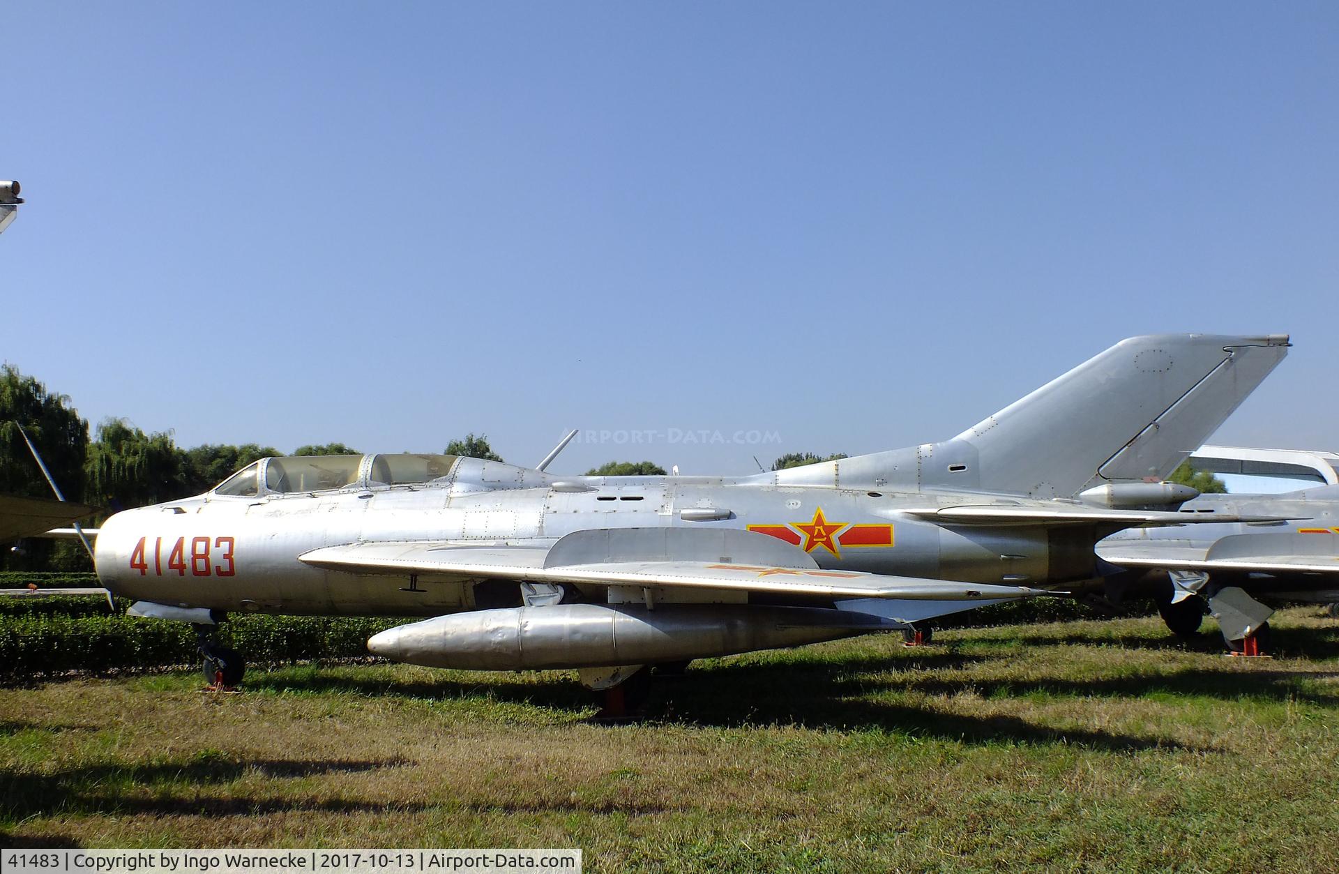 41483, Shenyang JJ-6 C/N 8008, Shenyang JJ-6 (chinese two-seater version of the MiG-19) at the China Aviation Museum Datangshan