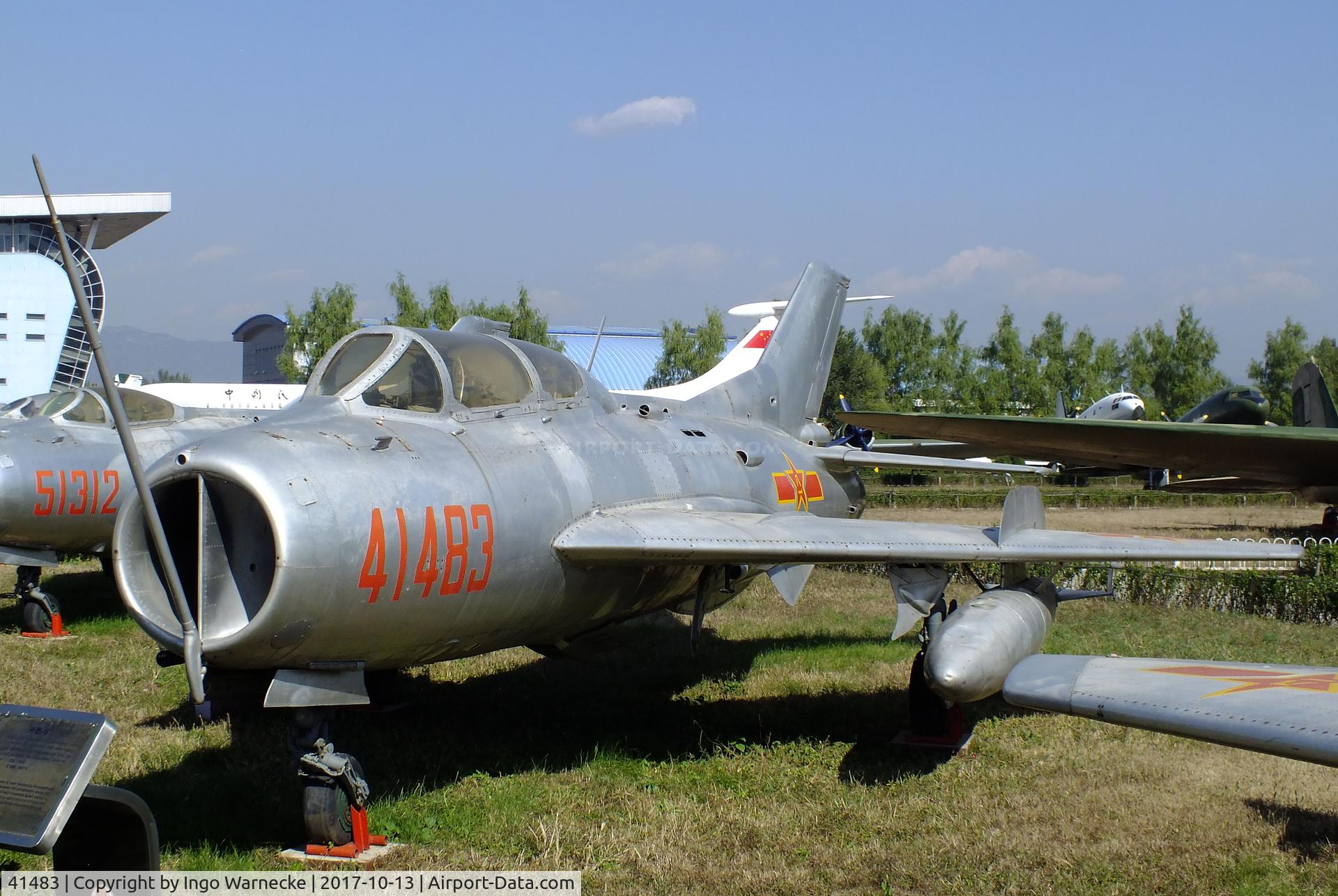 41483, Shenyang JJ-6 C/N 8008, Shenyang JJ-6 (chinese two-seater version of the MiG-19) at the China Aviation Museum Datangshan