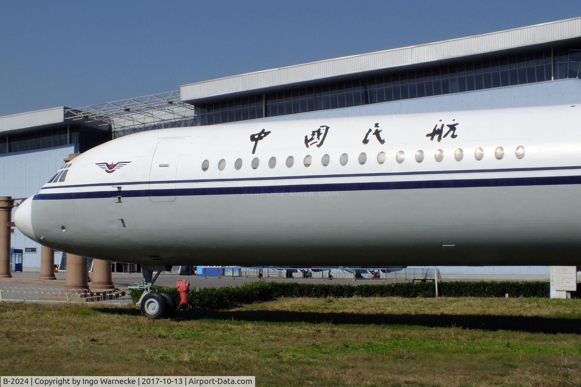 B-2024, Ilyushin IL-62 C/N 11101, Ilyushin Il-62 CLASSIC at the China Aviation Museum Datangshan